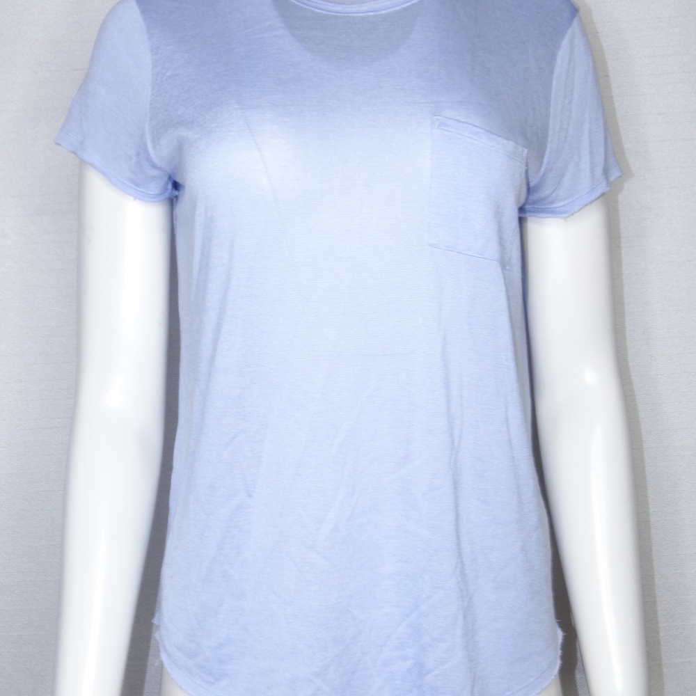 Vince Mouline Tee Shirt Women's Medium Celeste